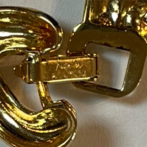 Napier Vintage Gold-Tone Chunky Chain Link Necklace Signed - Picture 7 of 9